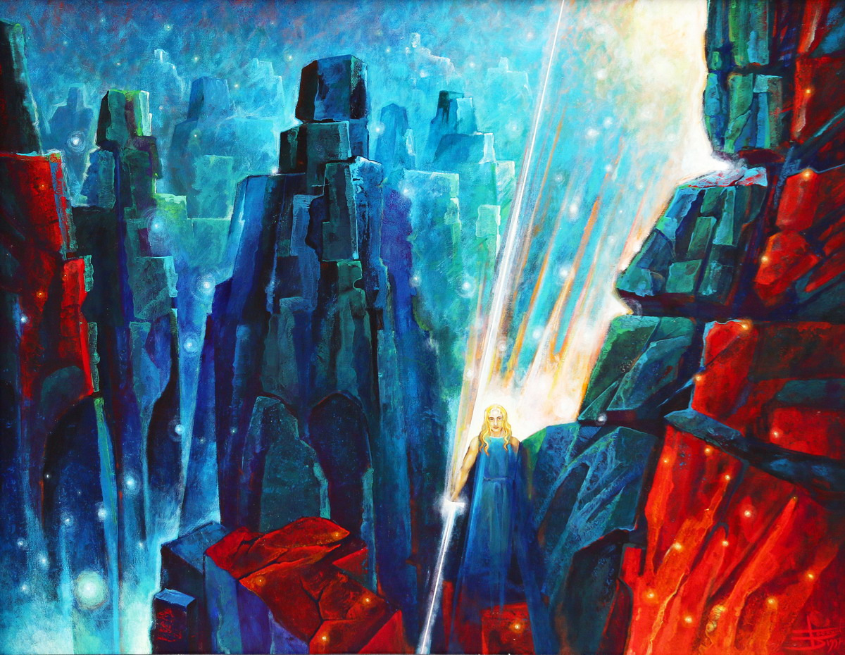 623 DCXXIII - Straznik, akryl, plotno, 1997_resize