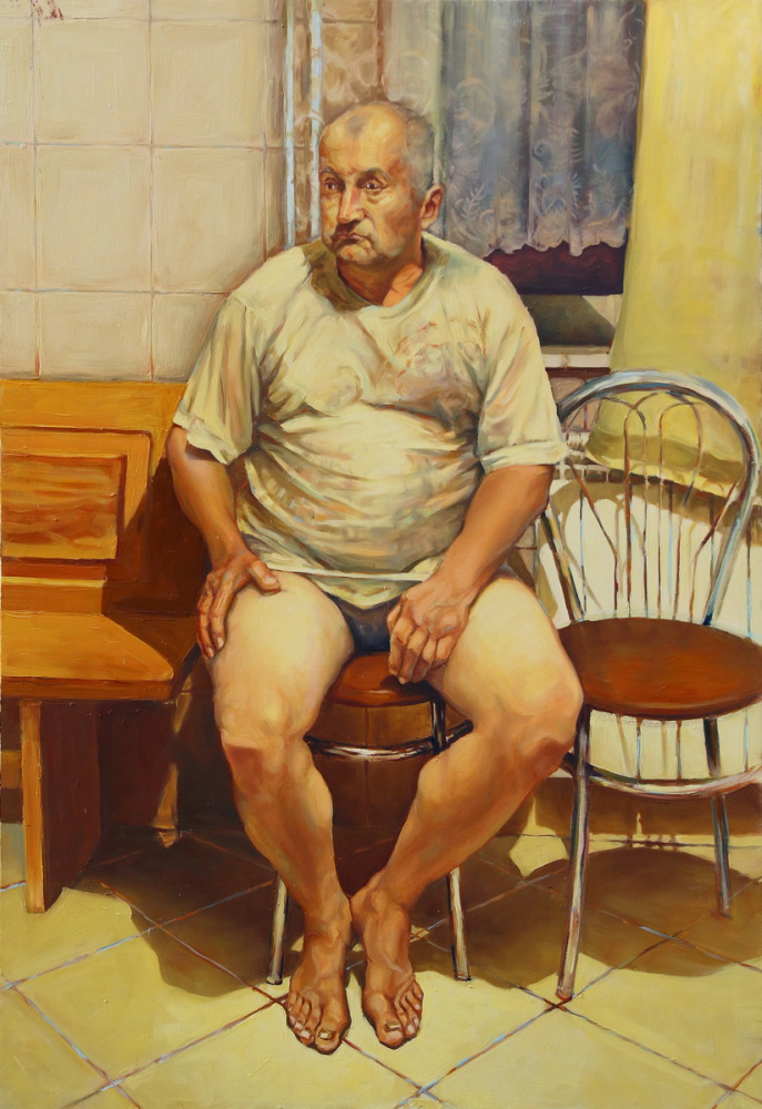 Kapron Slawomir mezczyzna olej na plotnie, 160x110, 2015_resize